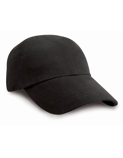 RH24J Junior Heavy Brushed Cotton Cap One Size / Black