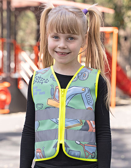KX125K Children´s Safety Vest Action Working Heroes CO² Neutral