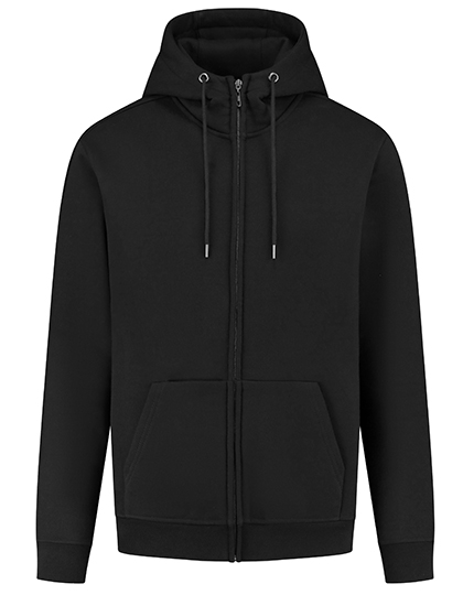 SW240 Organic Cotton Unisex Sweat Jacket XL / Deep Black