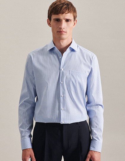 SN193600 Men´s Shirt Regular Fit Check/Stripes Long Sleeve