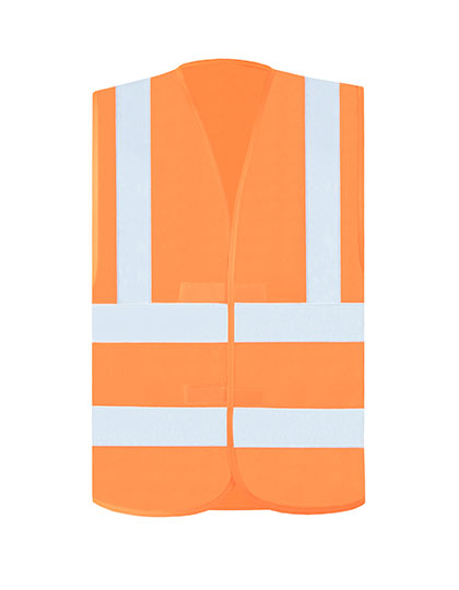 KX140 Hi-Vis Safety Vest With 4 Reflective Stripes Hannover L / Signal Orange