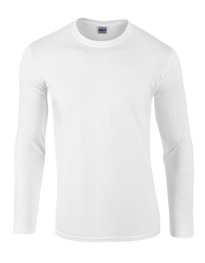G64400 Softstyle® Adult Long Sleeve T-Shirt S / White