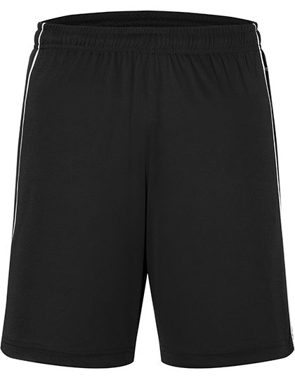 JN387 Basic Team Shorts S / Black/White