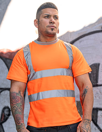 KX074 Heavy Duty Polycotton Hi-Vis T-Shirt Barcelona