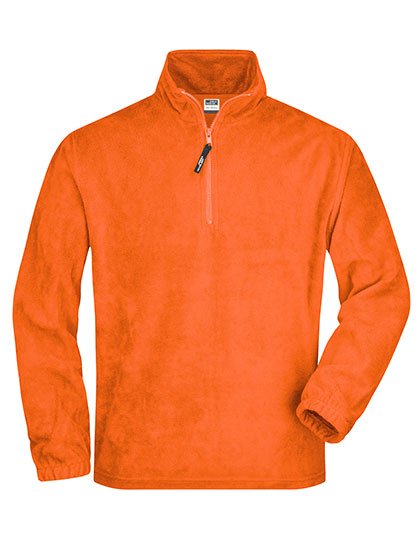 JN043 Half-Zip Fleece S / Orange