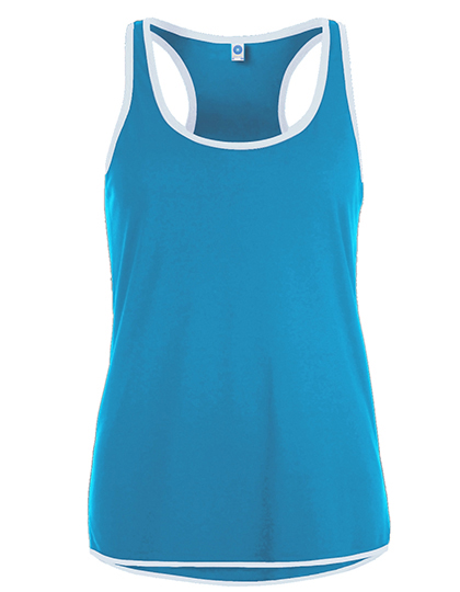 SW405 Ladies´ Contrast Sports Vest XS / Atoll/White