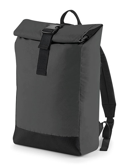 BG138 Reflective Roll-Top Backpack