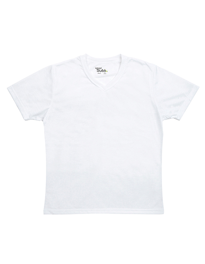 XP522 Women´s Subli Plus® V-Neck T-Shirt L (16-18) / White