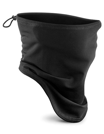 CB320b Junior Softshell Sports Tech Neck Warmer One Size / Black