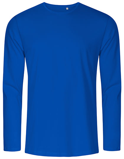XO1465 Men´s Roundneck T-Shirt Long Sleeve XS / Azur Blue
