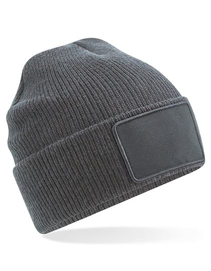 CB540 Removable Patch Thinsulate™ Beanie One Size / Graphite Grey