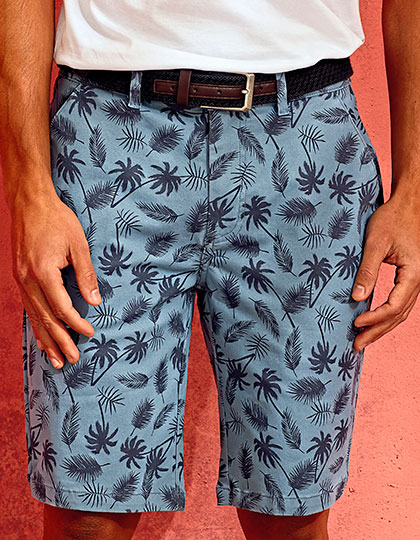 WB905 Men´s Palm Print Shorts