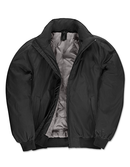 BCJM961 Men´s Jacket Crew Bomber S / Black/Warm Grey