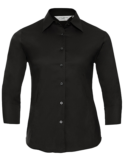 Z946F Ladies´ L/S Easy Care Fitted Shirt XS / Black
