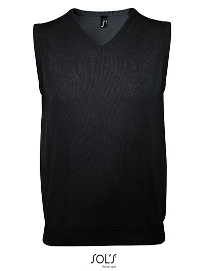 L412 Unisex Sleeveless Sweater Gentlemen XXS / Black