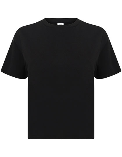 SF237 Women´s Cropped Boxy T XXS / Black