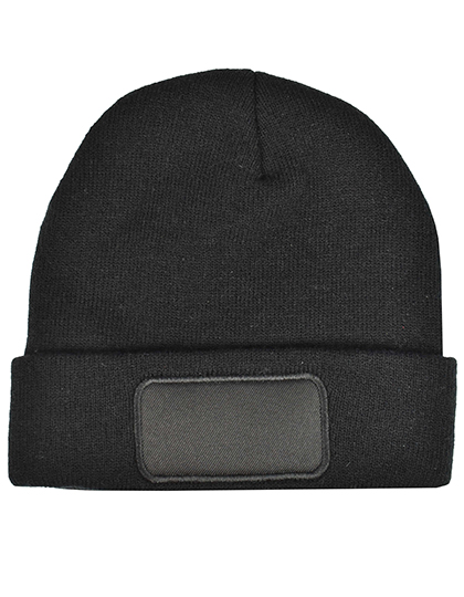 C1451 Strickmütze mit Patch