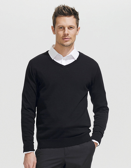 L410 Men´s V-Neck Sweater Galaxy
