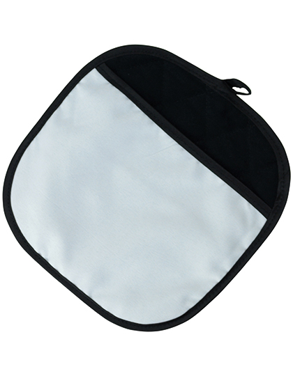 X1007 Potholder Sublimation 23 x 23 cm / Black/White