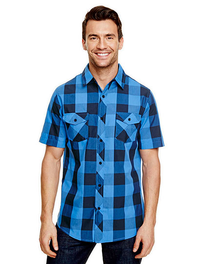 BU9203 Buffalo Plaid Woven Shirt