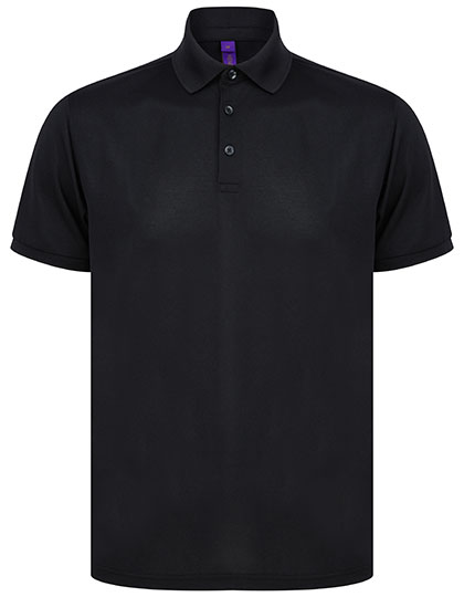 W465 Recycled Polyester Polo Shirt XS / Black