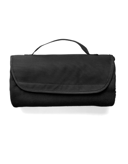 NT1921 Fleece-Picknickdecke Basic 30 x 18 x 6 cm / Black