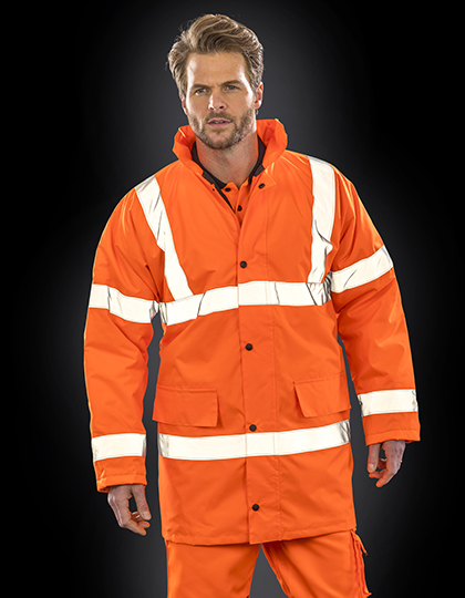RT218X High Vis Motorway Coat