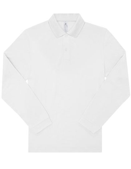 BCPU427 My Polo 210 Long Sleeve S / White