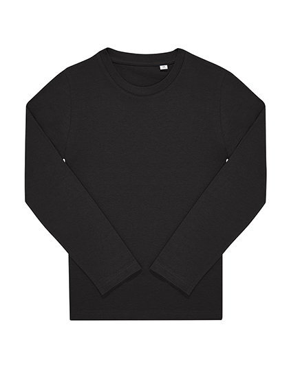 BCTK003 Kids #E150 Long Sleeve 5/6 (110/116) / Black