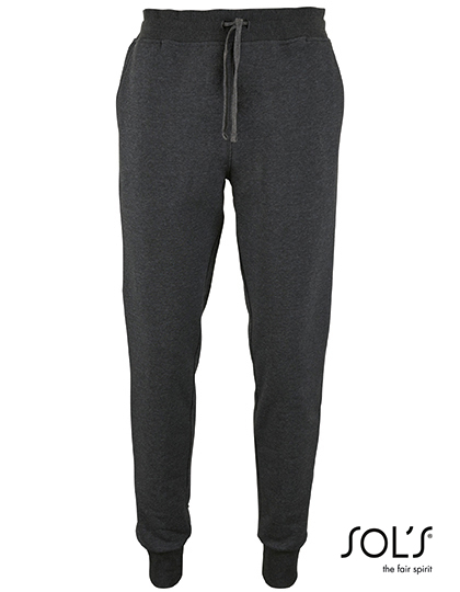 L02084 Men´s Slim Fit Jogging Pants Jake XS / Charcoal Melange