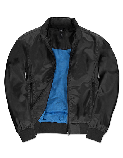 BCJW964 Women´s Jacket Trooper XL / Black/Cobalt Blue