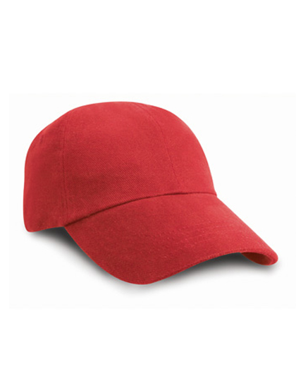 RH24 Low Profile Heavy Brushed Cotton Cap One Size / Red