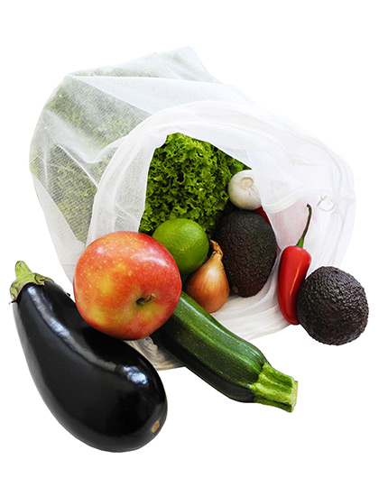 XT1000 Recycled Mesh Bag Set Of 3 35 x 40 cm / White