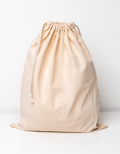 XT009N Large Cotton Stuff Bag approx. 40 x 50 cm / Natural