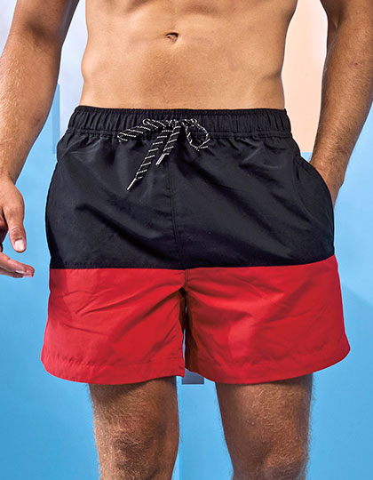 AQ056 Men´s Block Colour Swim Shorts