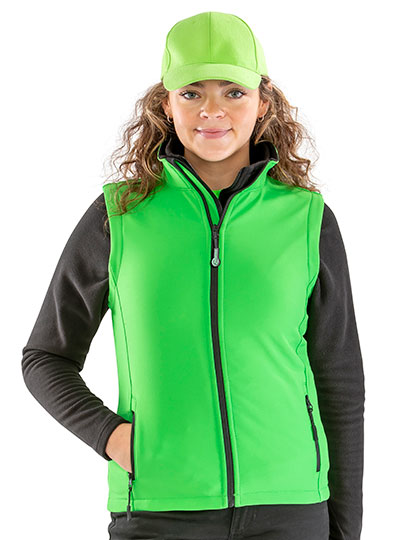 RT232F Women´s Printable Softshell Bodywarmer with Recycled Fleece Inner