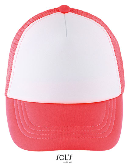 LC03091 Kids´ Bubble Cap One Size / White/Neon Coral