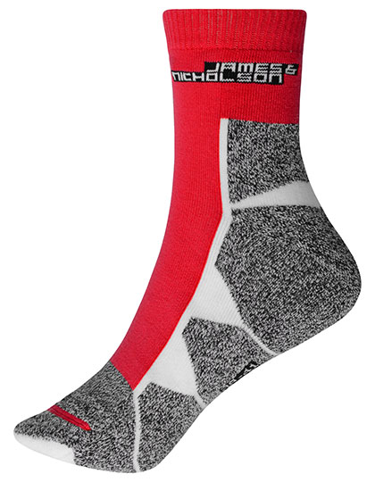 JN215 Sport Socks 35-38 / Red/White