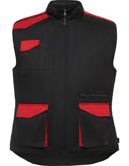 RY8414 Multipocket Vest Armada S / Black 02/Red 60