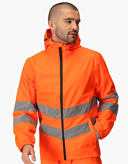 RG497 Pro Hi-Vis Packaway Jacket