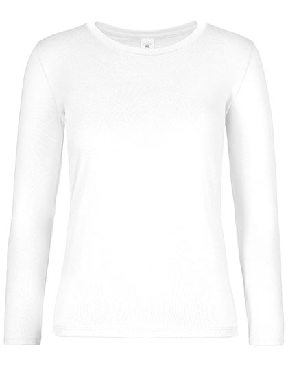 BCTW08T Women´s T-Shirt #E190 Long Sleeve XS / White