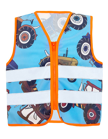KX125K Children´s Safety Vest Action Working Heroes CO² Neutral XS (5-7 years) / Tractor