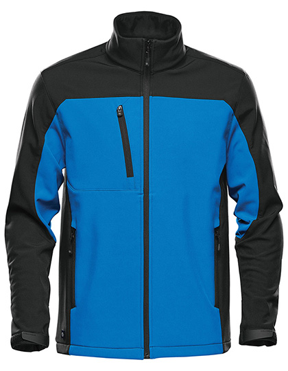 ST131 Men´s Cascades Softshell Jacket S / Azure Blue/Black