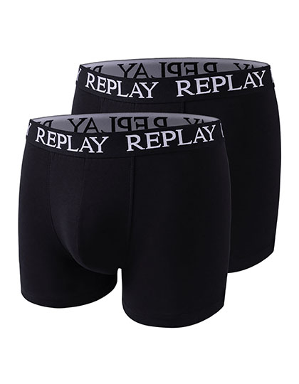 RP101005 Men´s Boxer Short (2 Pair Box) S / Black/Black