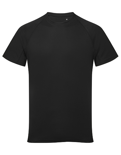 TR011 Men´s Panelled Tech Tee S / Black