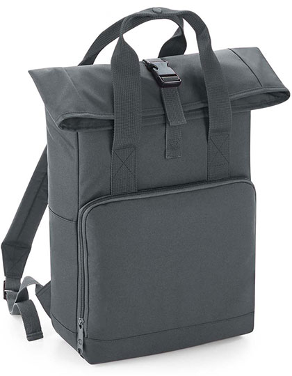 BG118 Twin Handle Roll-Top Backpack 28 x 38 x 12 cm / Graphite Grey