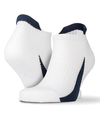 RT293X Sneaker Sports Socks (3 Pair Pack) L/XL / White/Navy