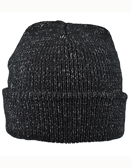 C14470 Reflektierende Mütze One Size / Black