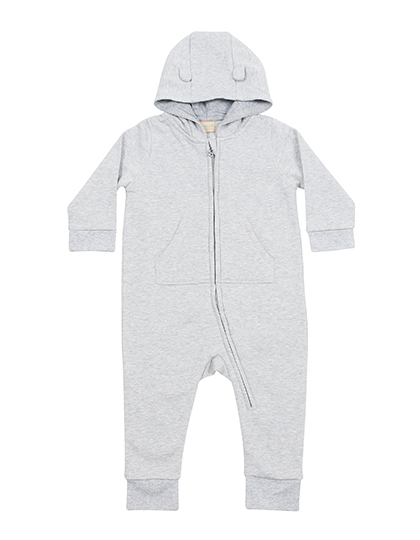 LW070 Toddler Fleece All In One 6/12 months / Heather Grey