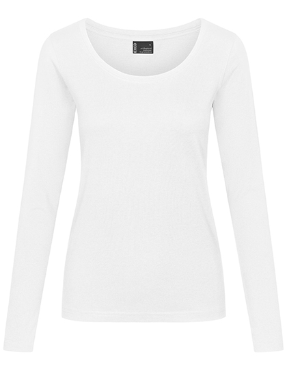 CD4095 Women´s T-Shirt Long Sleeve S / White